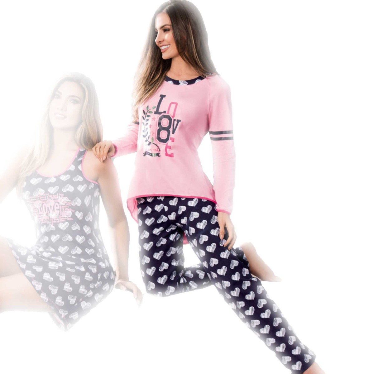 Pijama Para Mujer Pantalón Lenceria Sexy Pijamas 73900 En Mercado Libre 