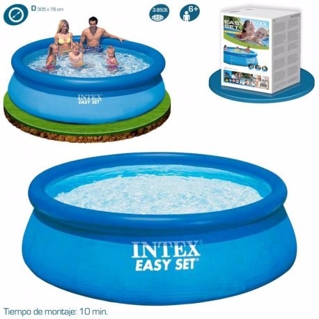 Intex Piscina Inflable Redonda 305 x 76 cm