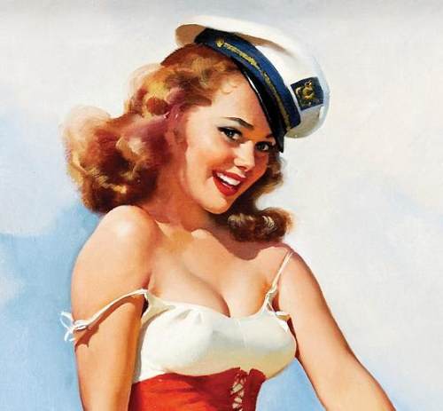 Pin Up Carteles Vintage De Chicas De Los 50 S Sav7 Pinups 50 00 En Mercado Libre