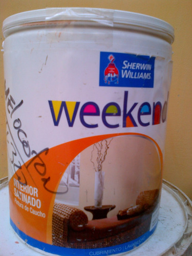Pintura sherwin williams weekend color melocoton (271 320) bs ...