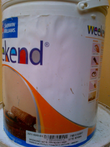 Pintura sherwin williams weekend color melocoton (271 320) bs ...