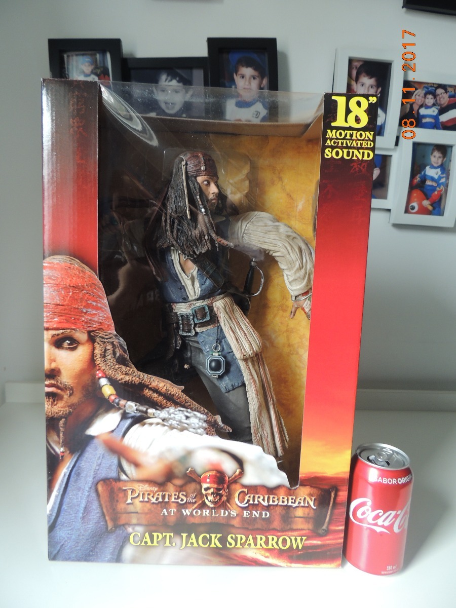 PIRATAS DEL CARIBE JACK `AT WORLD/'S END´ 45cm Neca