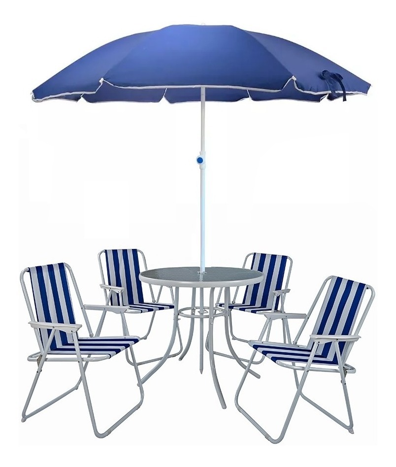 MESA PLEGABLE SOMBRILLA PLAYA PINCHO DIAMETRO 23 o 33 MM UMBRELLA FOLDING TABLE