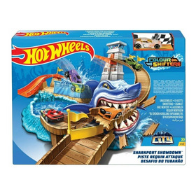 Pista Hot Wheels Tiburon Devorador Original Mattel