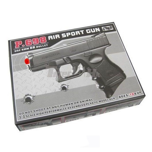 Pistola Airsoft Rossi Cyma P698 Mini Glock P.698 - R$ 69 