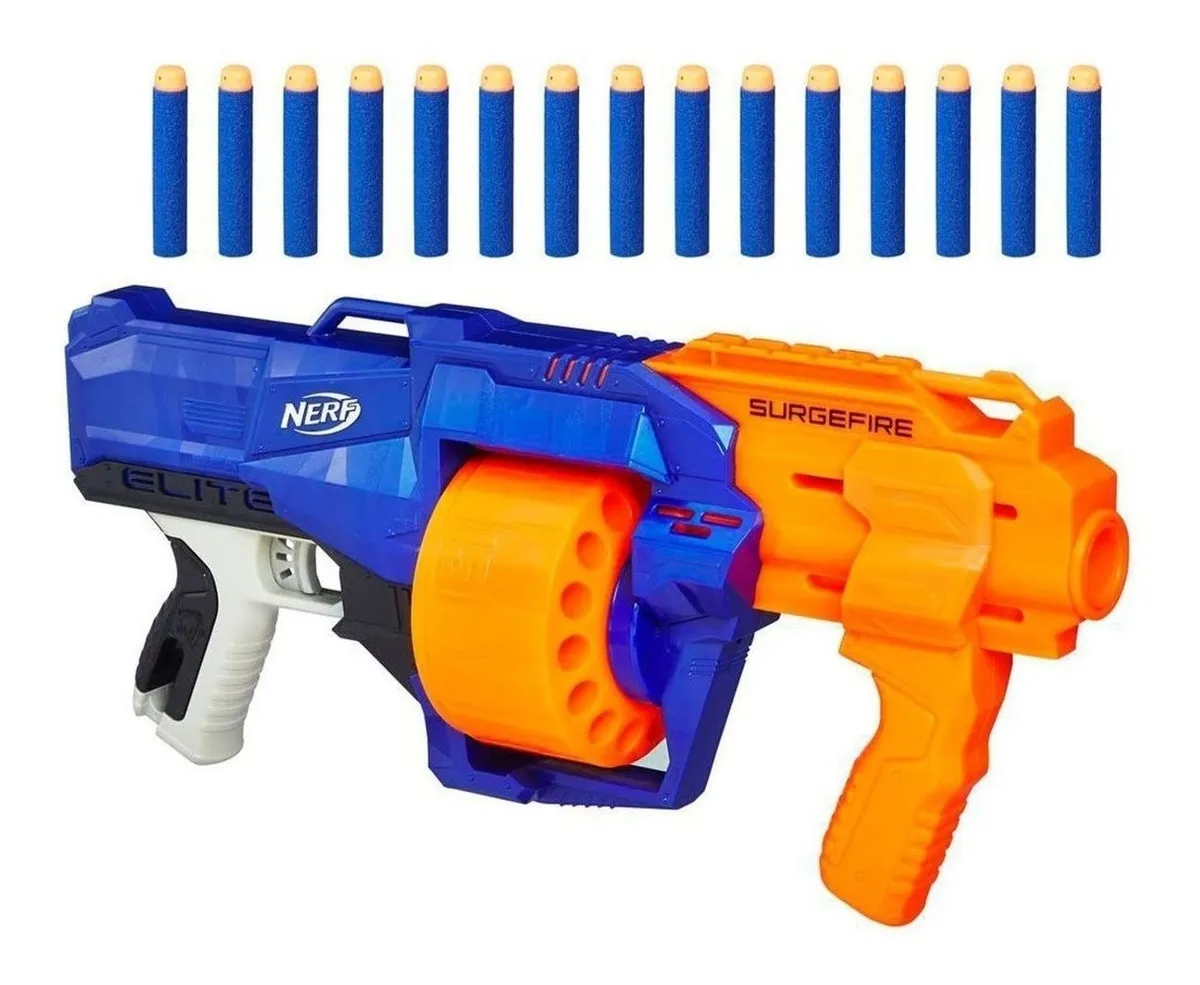 pistola nerf dardos