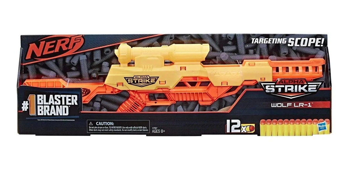 nerf con mira telescopica