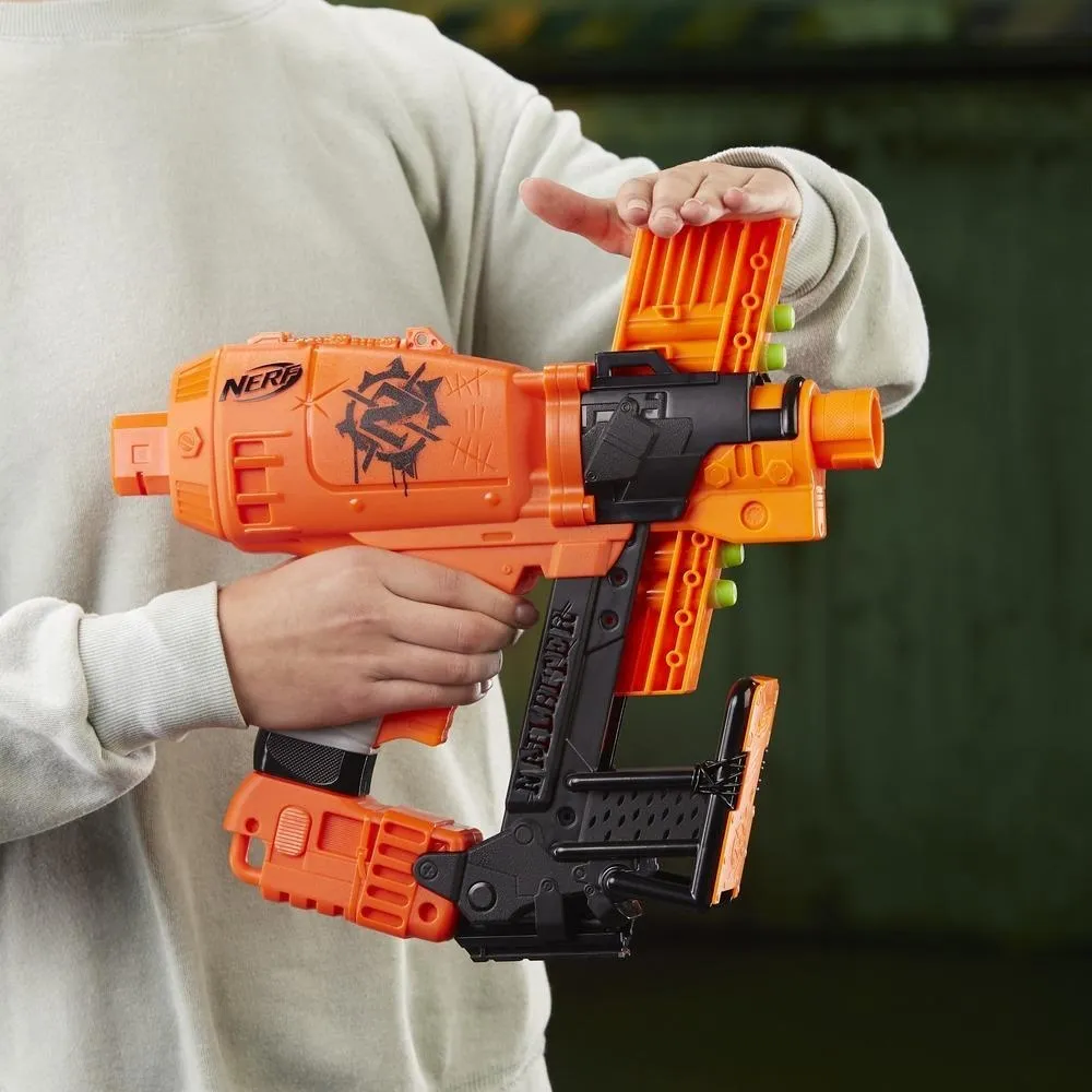 pistola nerf motosierra