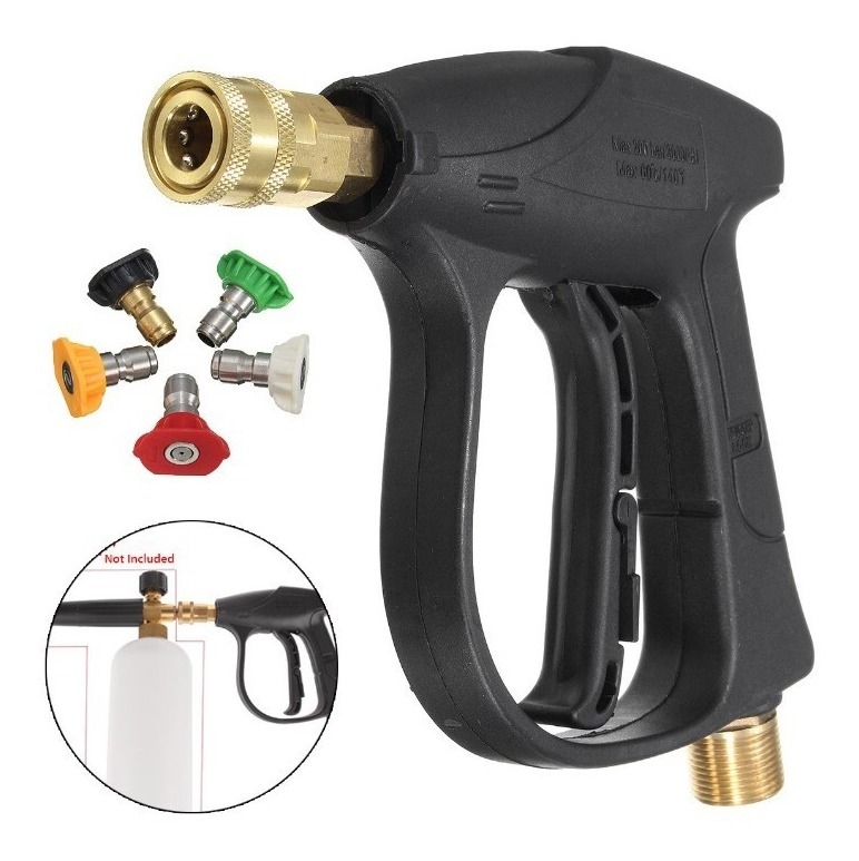 Pistolas De Agua A Presion Pistola Para Hidrolavadora 1/4 Y Boquillas Intercambiables - $ 916.62