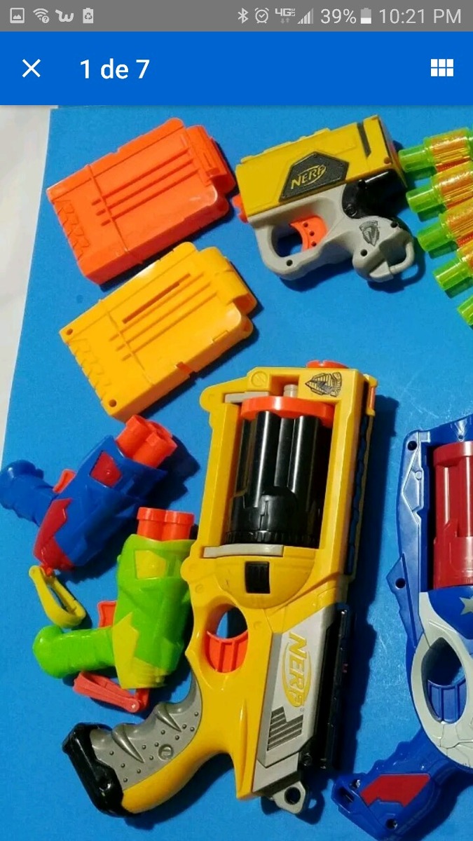 Pistolas Nerf Orginales En Perfecto Estado - U$S 29,00 en Mercado Libre