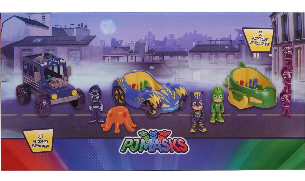 Pj mask vehicle set