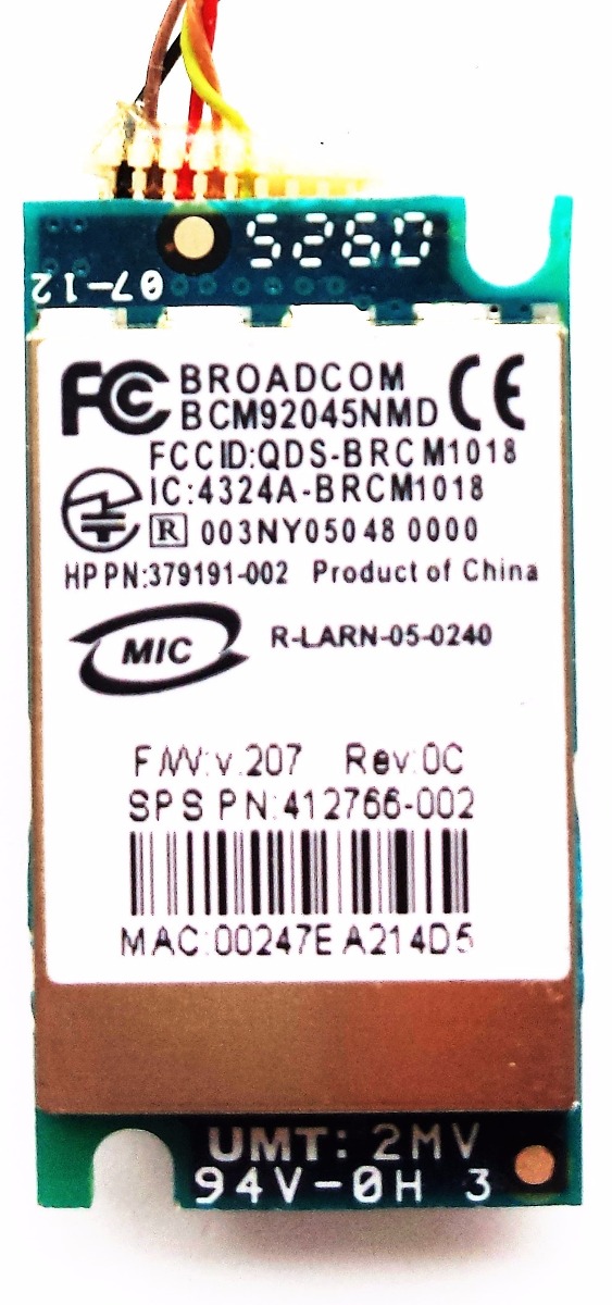HP BROADCOM BCM92045NMD DRIVERS (2019) HP BROADCOM BCM92045NMD 64BIT DRIVER