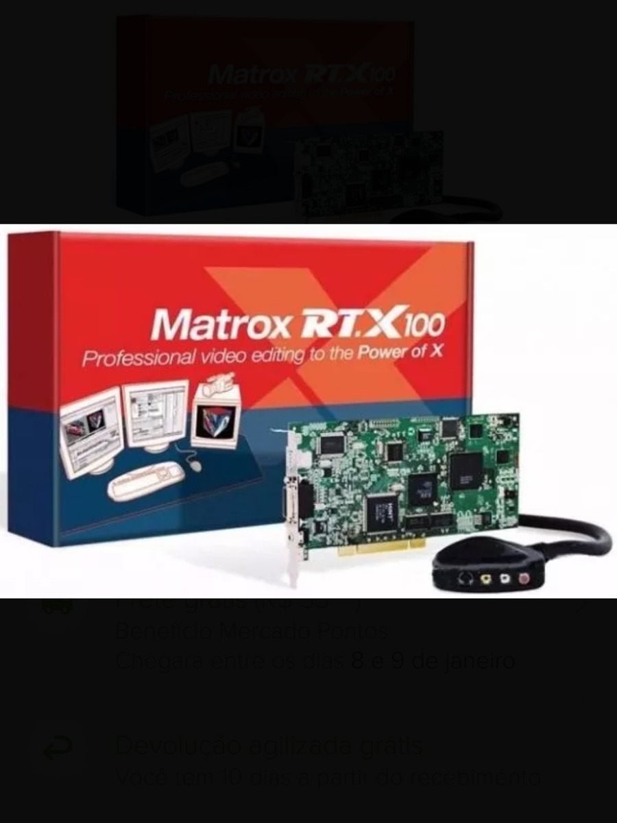 MATROX RTX100 XTREME PRO DRIVERS WINDOWS XP