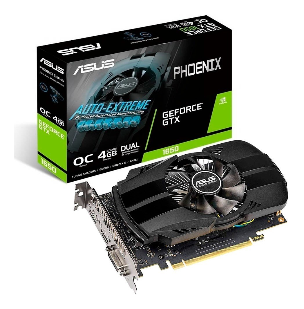 Placa De Vídeo Asus Phoenix Gtx 1650 4gb Oc - Com Garantia - R$ 912,90 ...