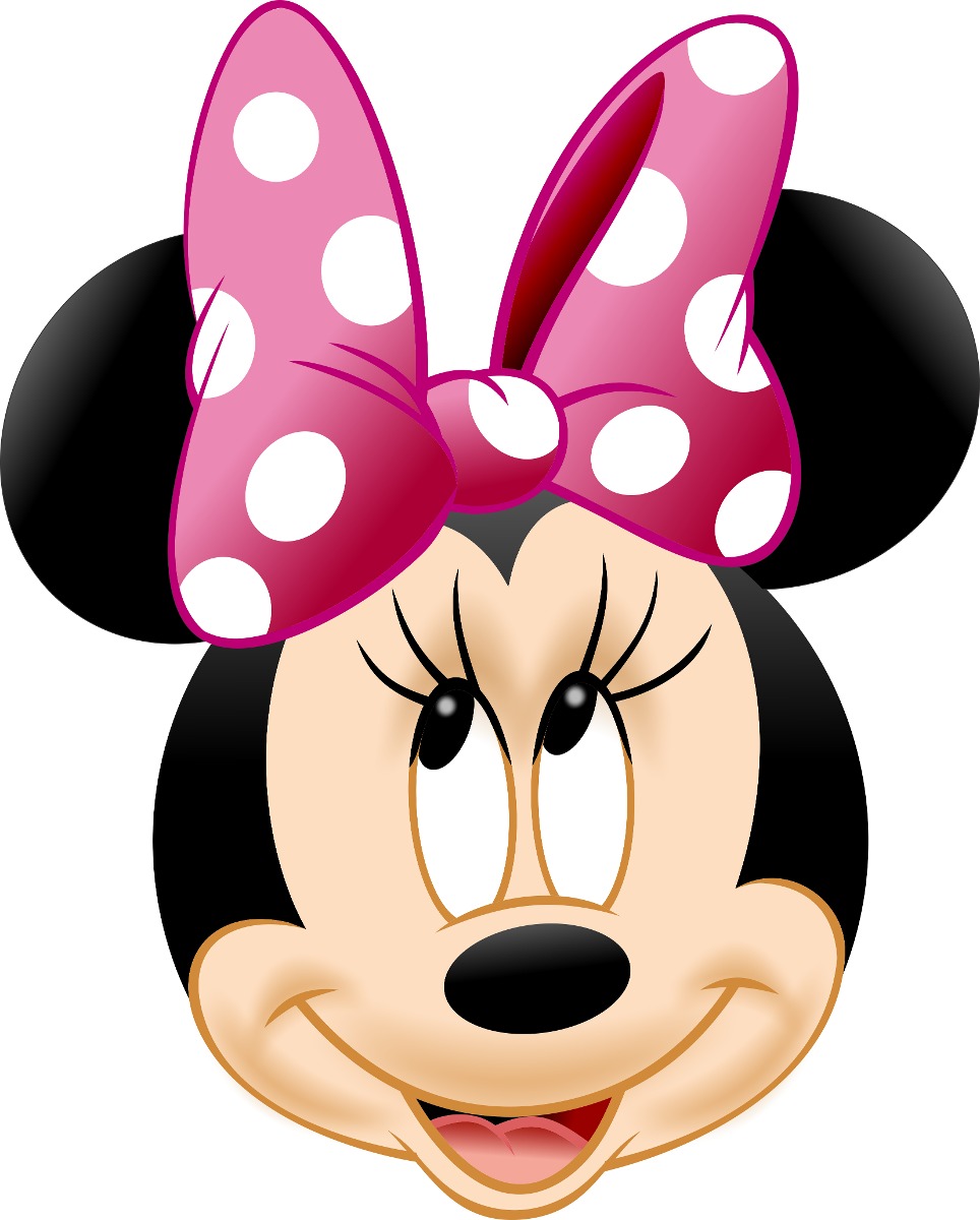 placa elipse cabeça da minnie rosa 60 cm display r 39 99 em