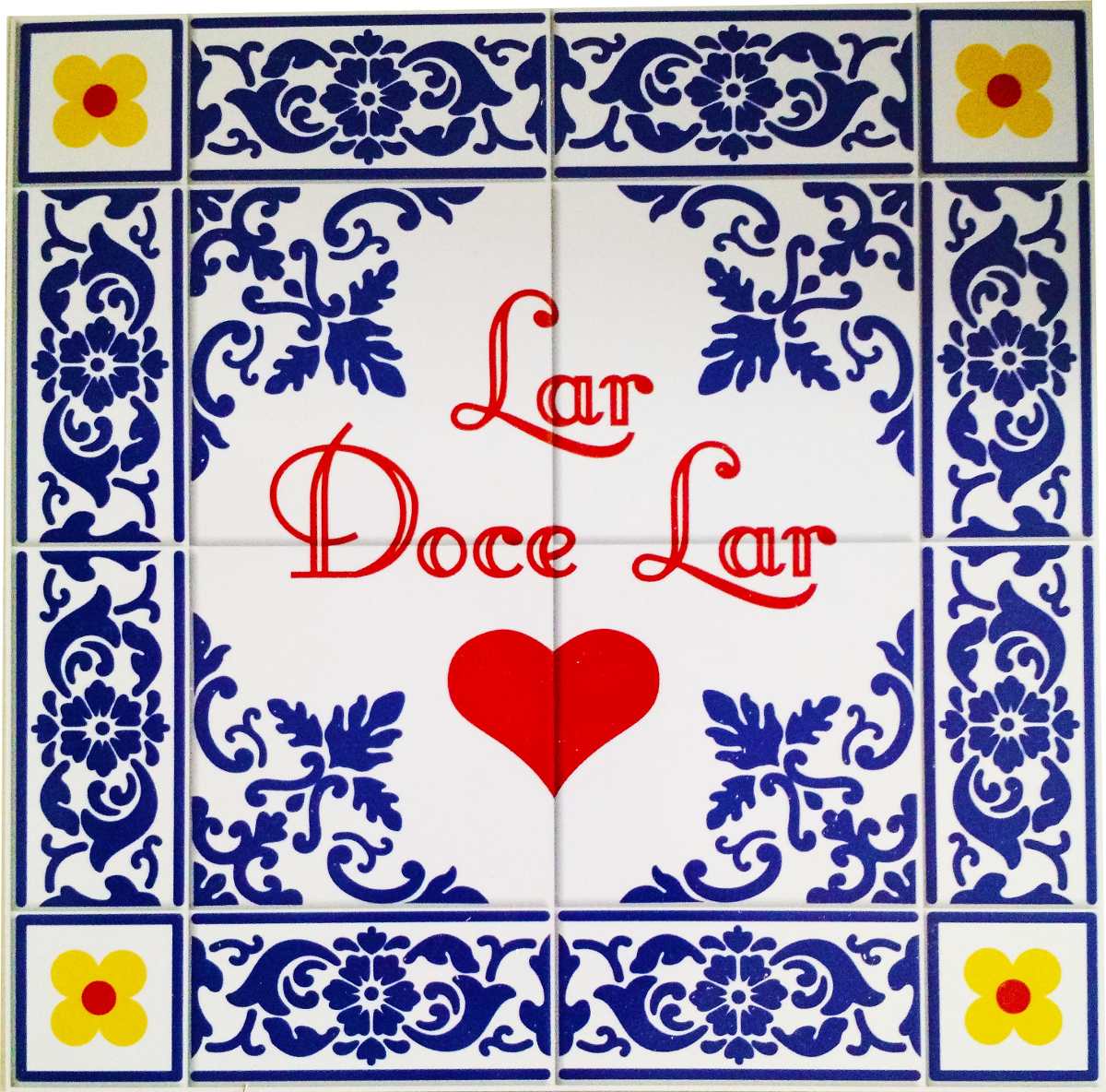 Lar Doce Lar Em Ponto Cruz Placa Lar Doce Lar Vintage Retrô Madeira 31 Cm - R$ 28,90 em Mercado Livre