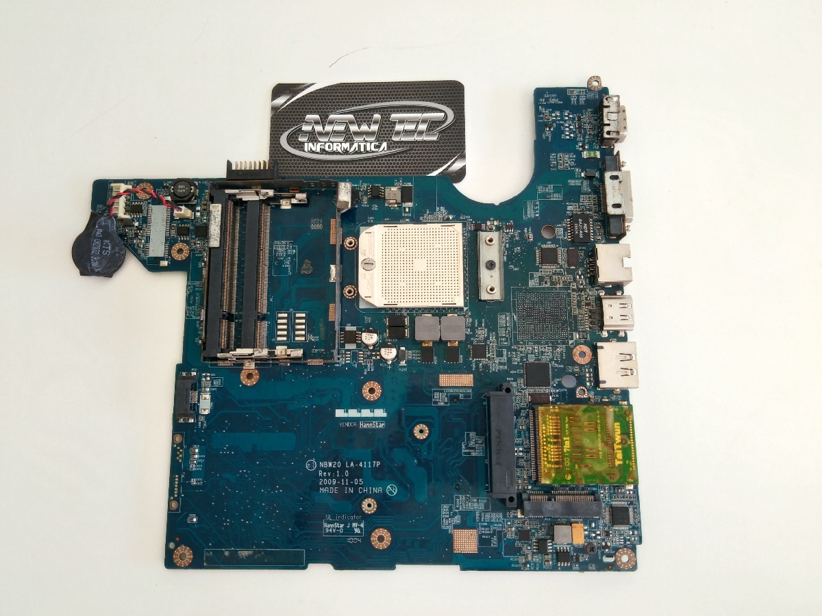 Placa Mae Notebook Hp Dv4-2045dx (nbw20 La-4117p) - R$ 72 Placa Mae Notebook Hp Dv4-2045dx (nbw20 La-4117p) - R$ 72