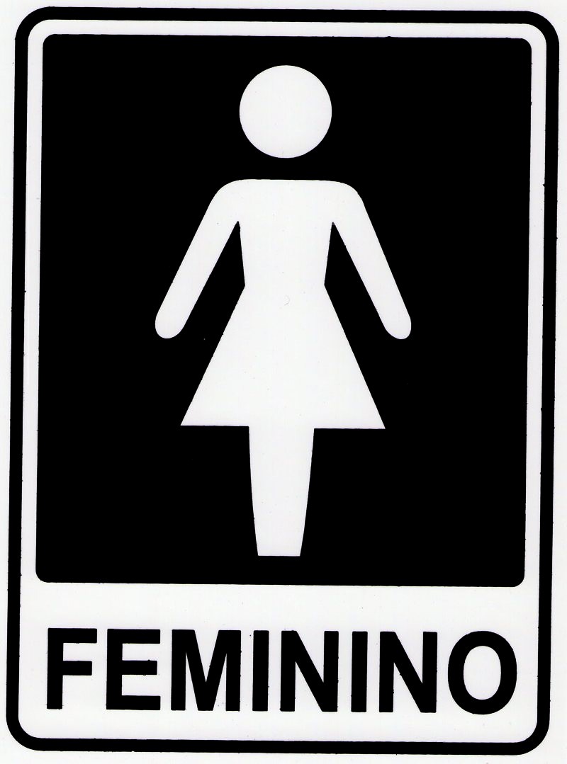 Placa Sinalizadora Banheiro Wc Feminino Mulher 19,5×14,5cm R$ 3,99 em Merca -> Wc Banheiro Feminino Placa Sinalizadora Banheiro Wc Feminino Mulher 19,5×14,5cm R$ 3,99 em Merca -> Wc Banheiro Feminino
