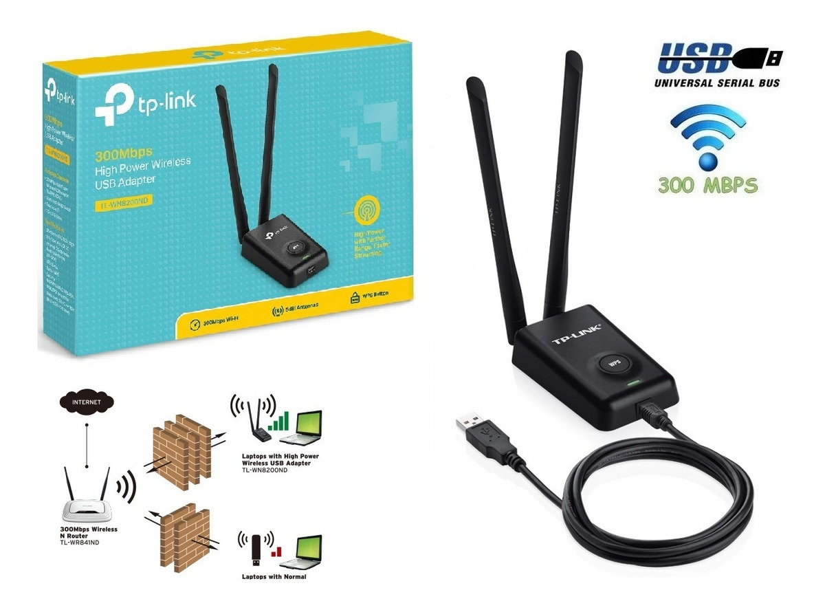 Tres Mares Argentina | Placa Usb Wifi Tp-link Tl-wn8200nd ...