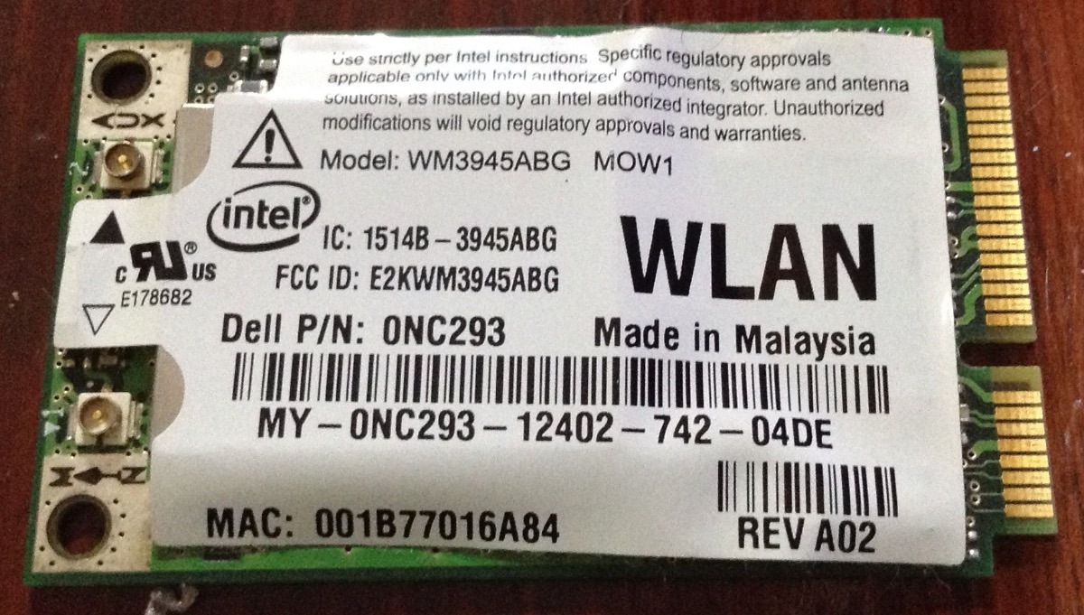 DRIVER: WM3945ABG MOW1
