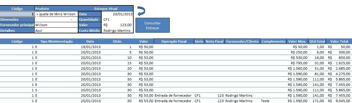 Planilha De Controle De Estoque 1600 Planilhas R 289 Em Mercado Livre 0673
