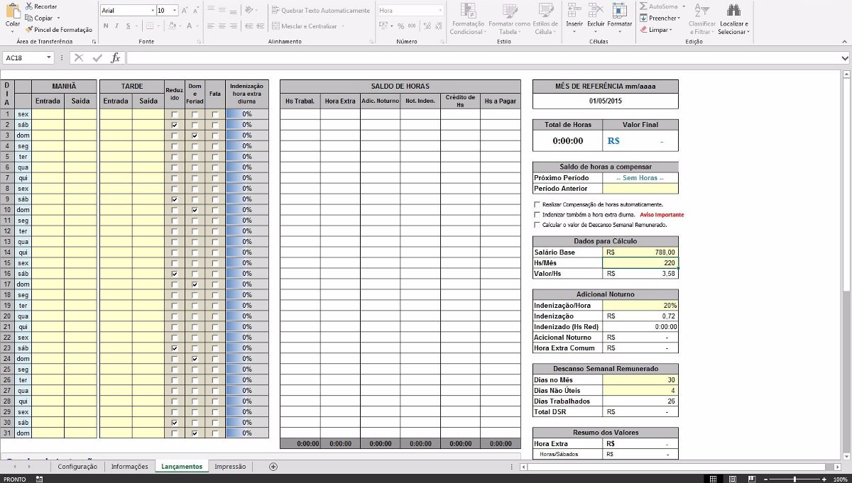 Exemplo De Planilha De Banco De Horas No Excel Novo Exemplo Images Cloobx Hot Girl