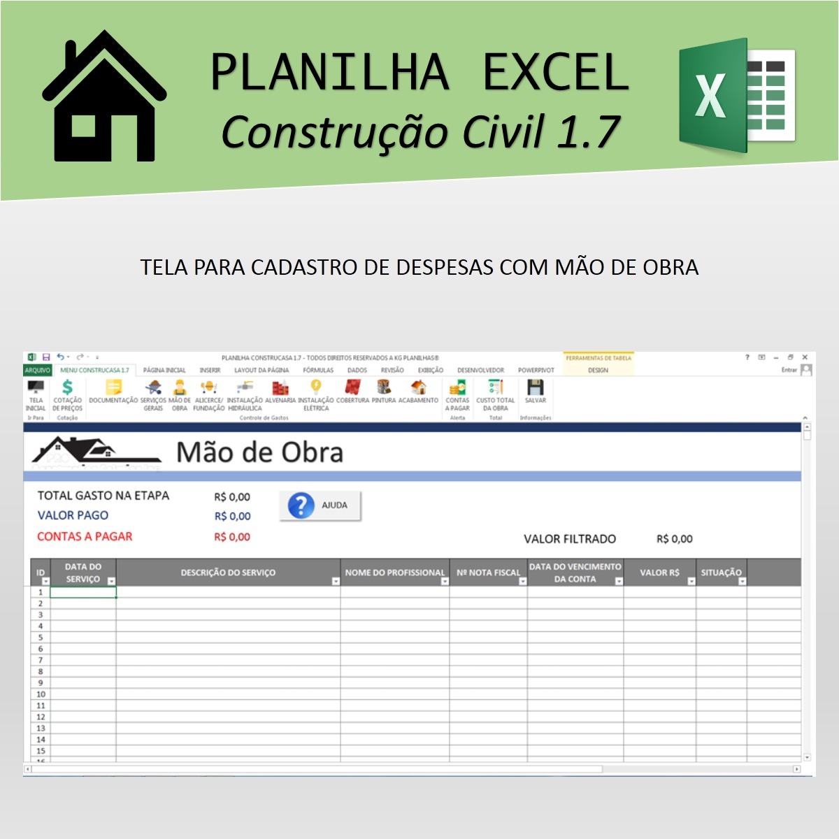 50 Planilha De Gastos Para Imprimir Excel Png Plani