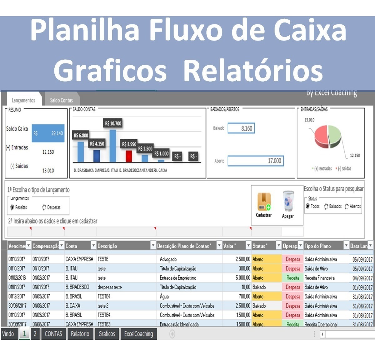 Planilha De Fluxo De Caixa Em Libreoffice Calc Planilhas Prontas Porn Sex Picture