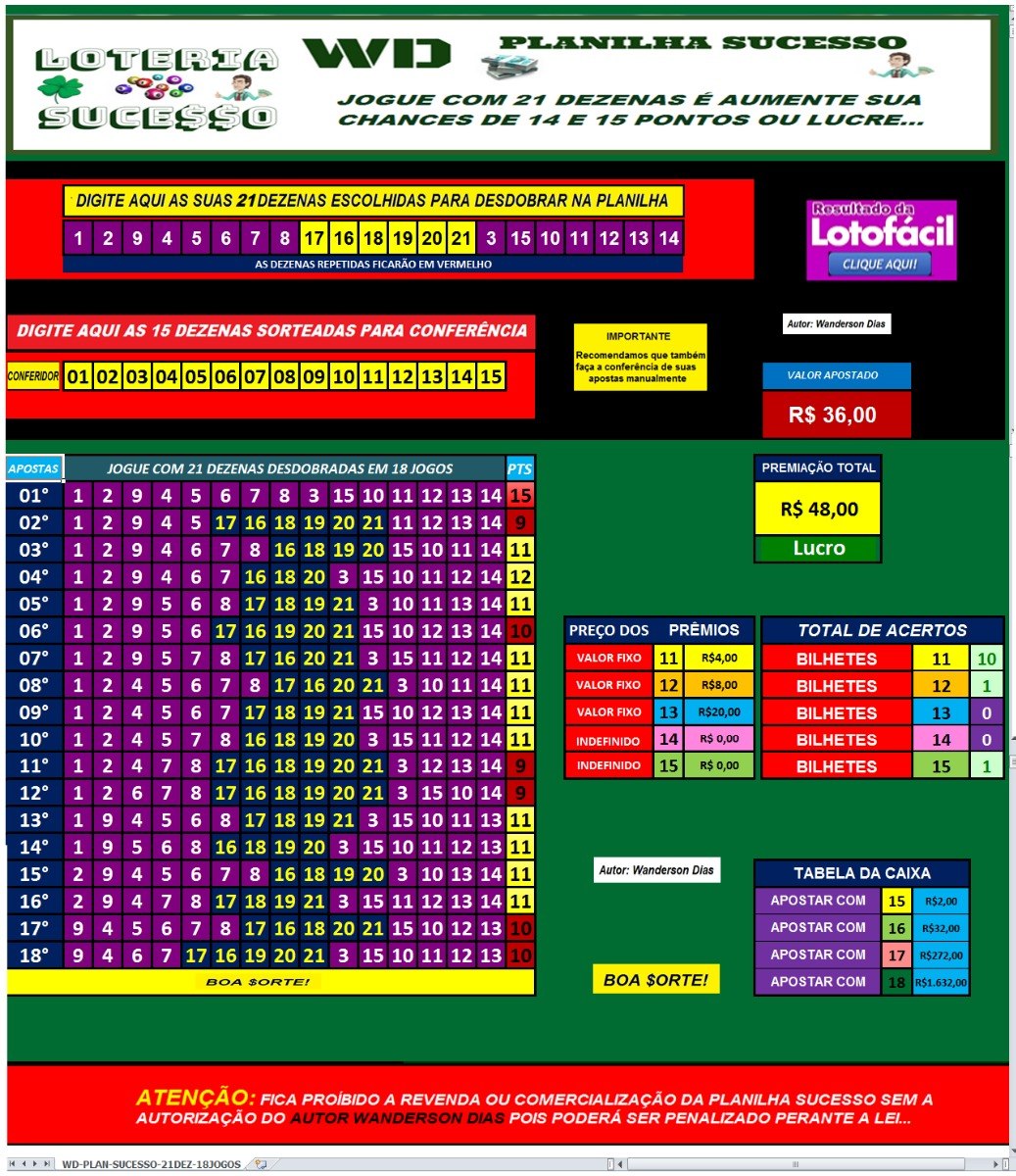 24 Planilha Da Lotofácil Grátis Pics Plani