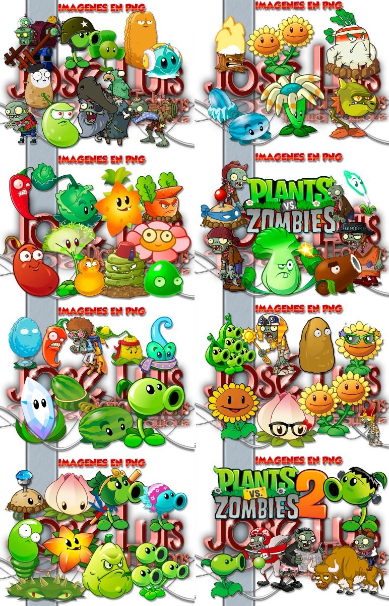 Personajes Dibujos De Plantas Vs Zombies 2 Para Colorear