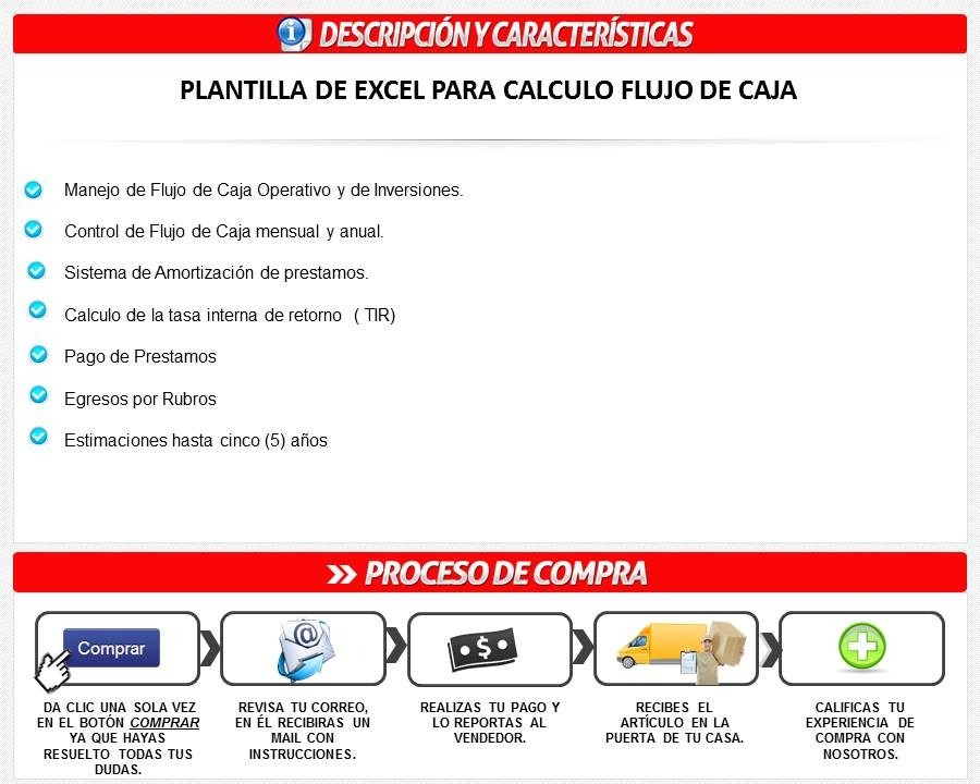 formato flujo de caja excel