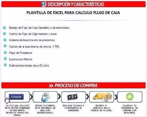 plantilla en el excel para el calculo flujo de caja 50 00 en flujo de caja mensual excel