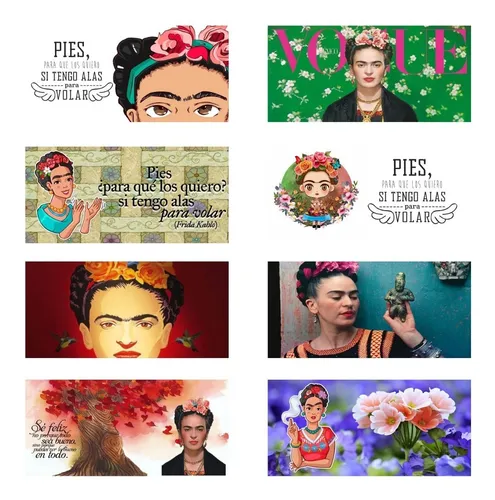 Plantillas De Frida Kahlo Para Sublimar Tazas