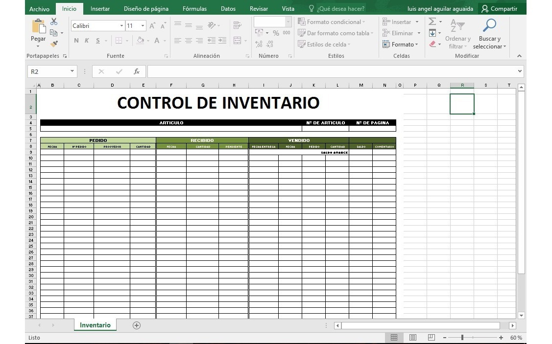 Plantilla De Excel Para Inventario Siempre Excel Vrogue Riset