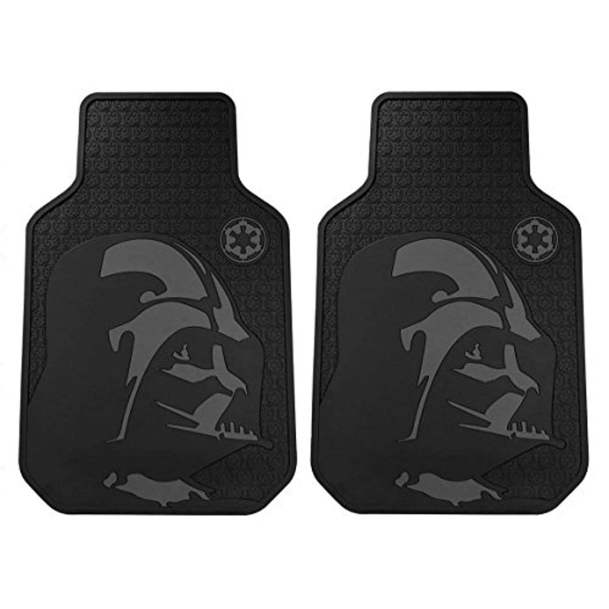 Star Wars Darth Vader with Galactic Empire Logo Car Truck SUV Front /& Rear Seat Rubber Floor Mats 4PC