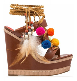 Plumas Andrea Pompones Plataformas 17988 Oferta Sandalias c34jRSq5AL