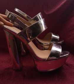 Tacon Plateadas Para Mujer Sandalias De Niñas Zapatos wvN8mn0