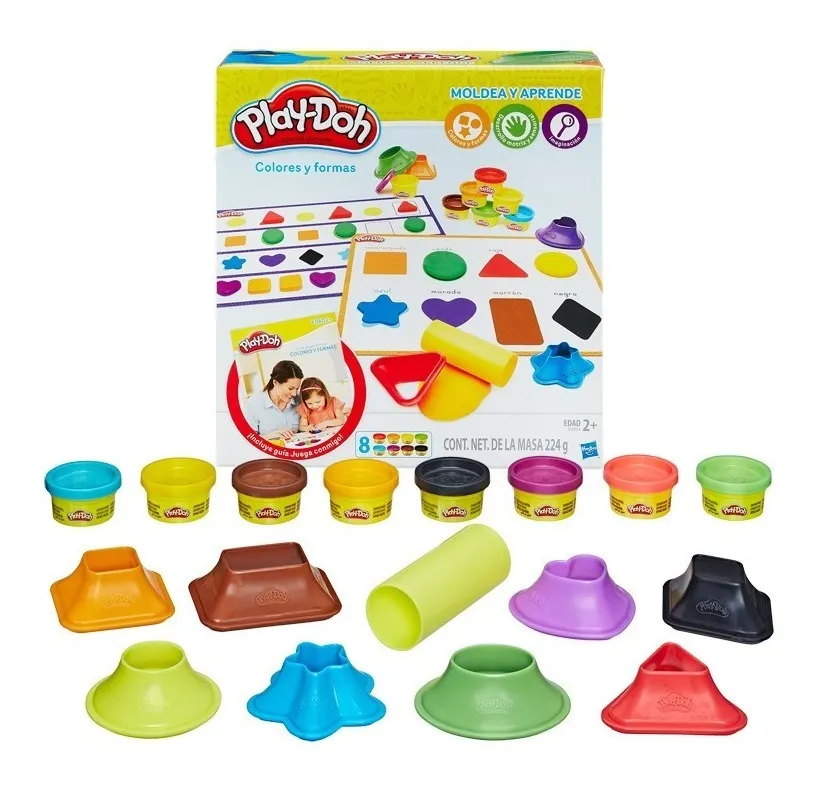 moldea y aprende play doh