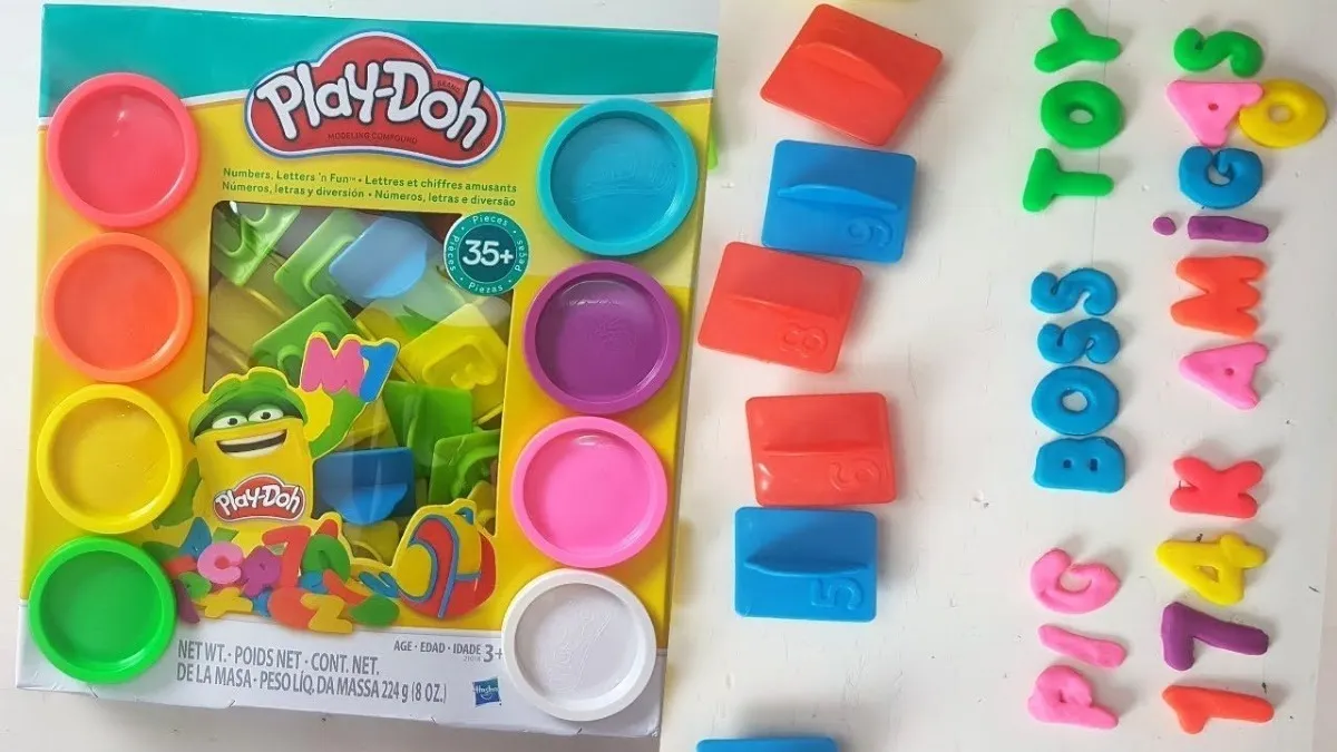 play doh letras
