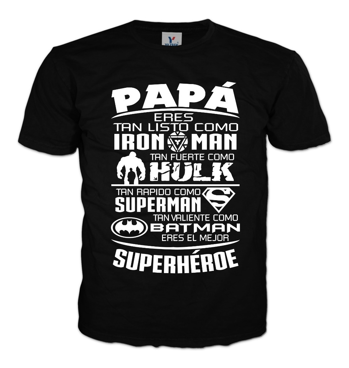 Playera Dia Del Padre Papa Super Heroe Papa 10 - $ 230.00 ...