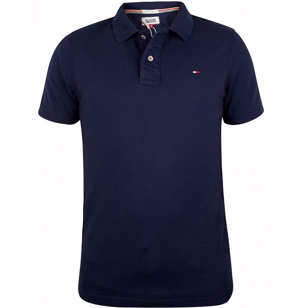 Playera Polo Tommy Hilfiger Denim Original Flag Hombre