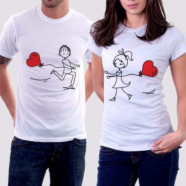 Playeras Pareja Novios 14 De Febrero Personalizadas 