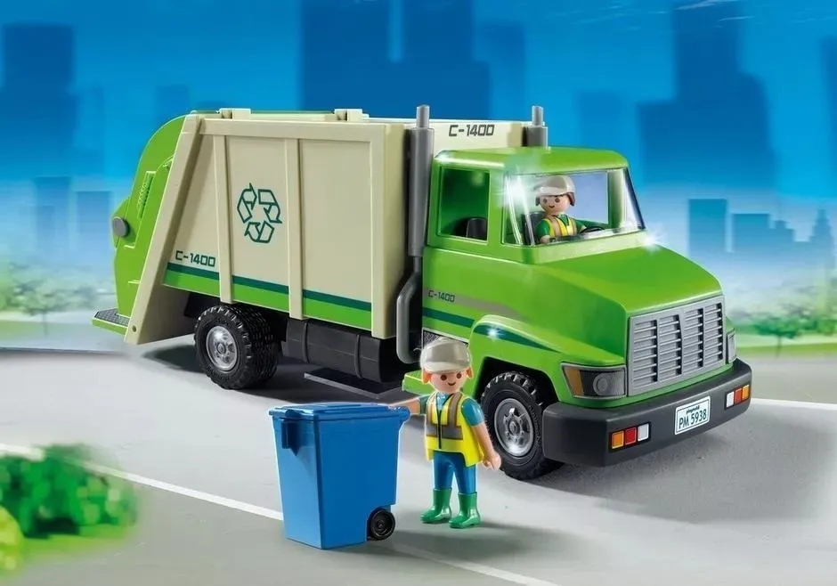 camion de reciclaje playmobil