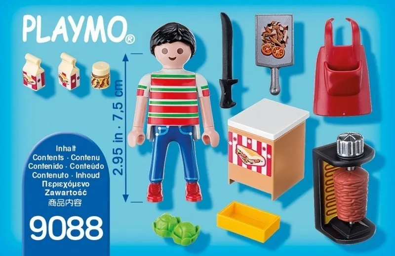 playmobil vendedor de kebab