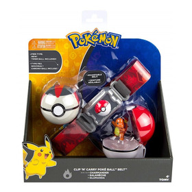 Pokemon Cinto Kit Cinturão De Ação Com Pokebolas Brinquedo