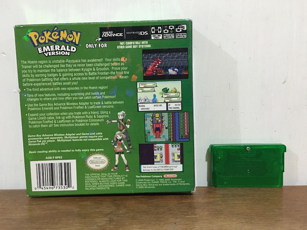 pokemon emerald version gameboy advance pokemon emerald version gameboy advance