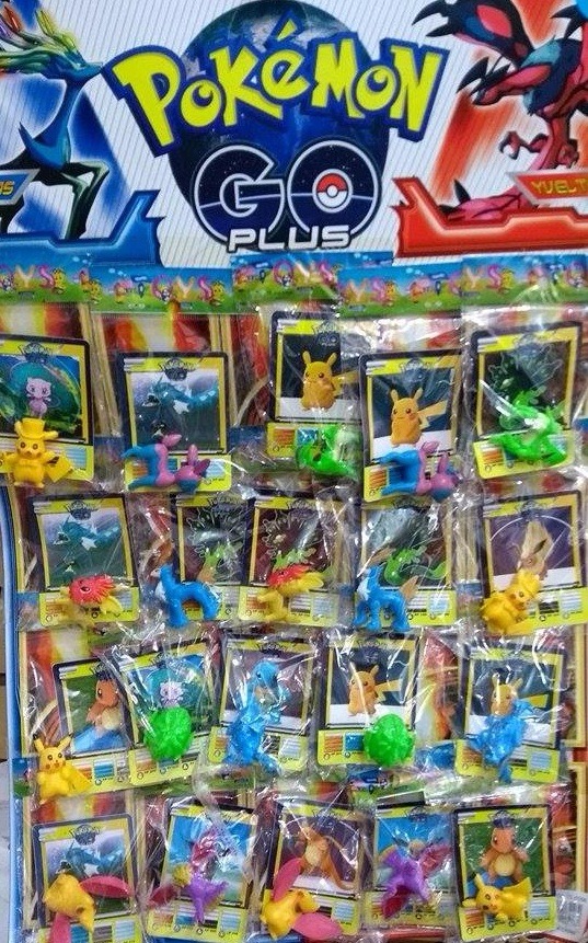 Pokémon Go Kit De 20 Bonecos Miniatura + Carta Atacado - R 