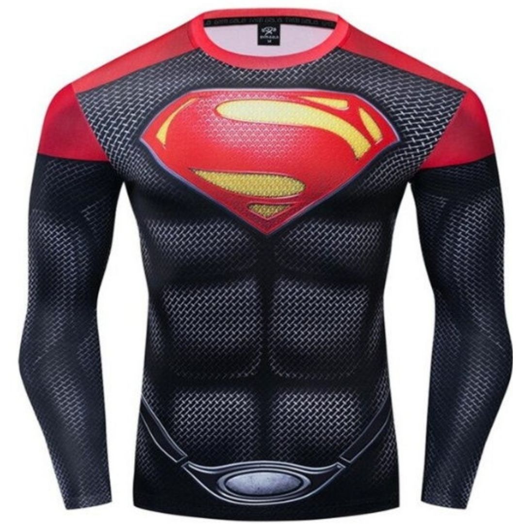 Polera Compresion Entrenamiento Superman Superheroes - $ 25.000 en Mercado  Libre