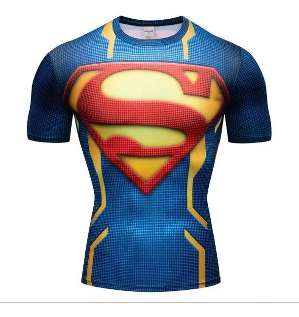 polera compresion superheroes