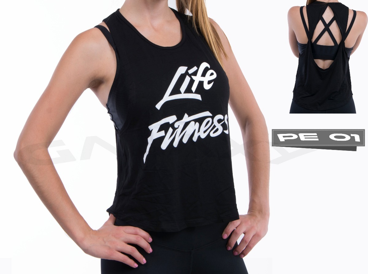Poleras Fitness Mujer UP TO 58% OFF